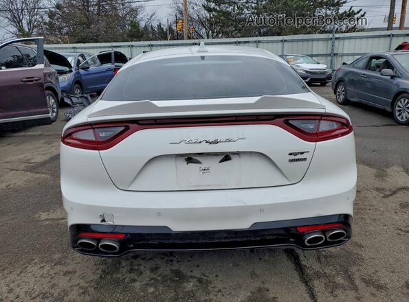 KNAE55LC8M6089830 2021 KIA STINGER White Rear view