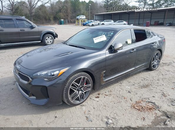 KNAE55LC8P6124399 2023 KIA STINGER Black Vista tres cuartos delantera izquierda