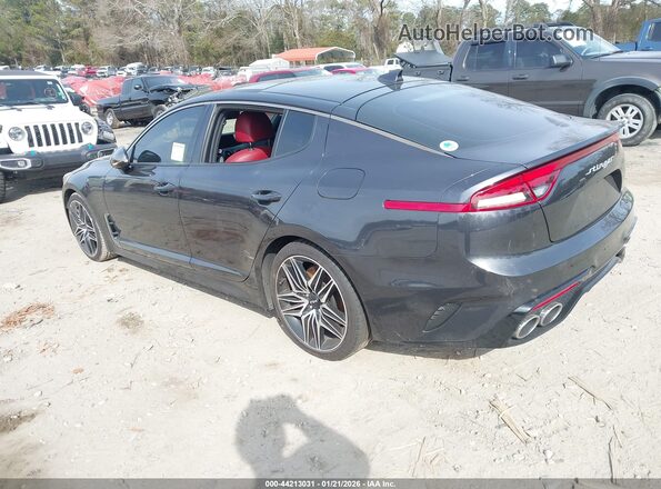 KNAE55LC8P6124399 2023 KIA STINGER Black Trasero izquierdo
