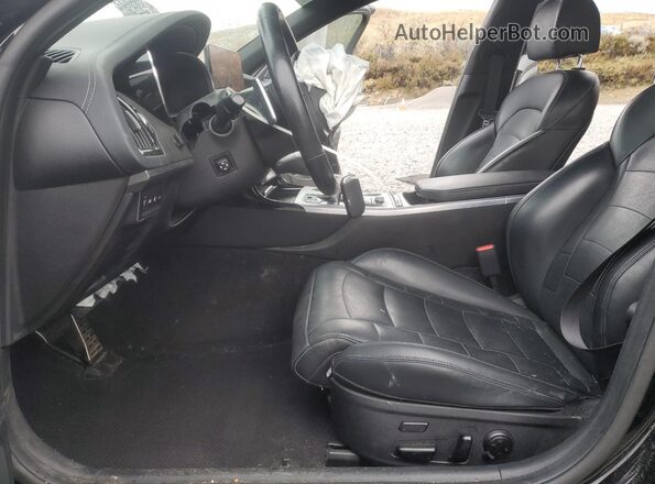 KNAE55LC9N6100514 2022 KIA STINGER Черный Вид салона спереди