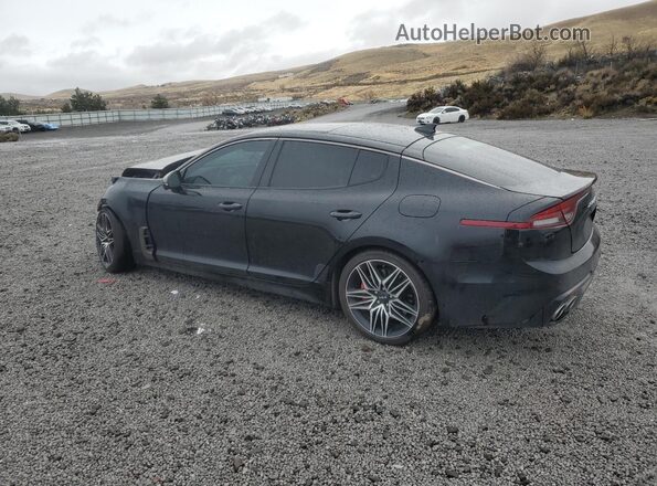 KNAE55LC9N6100514 2022 KIA STINGER Черный Задняя левая четверть