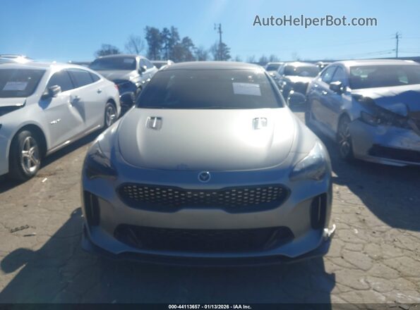 KNAE55LC9P6134746 2023 KIA STINGER Gray უკანა სალონის ხედი