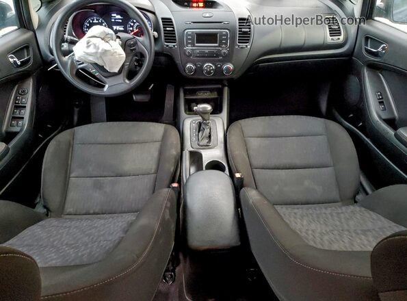 KNAFK4A63G5617112 2016 KIA FORTE Black 