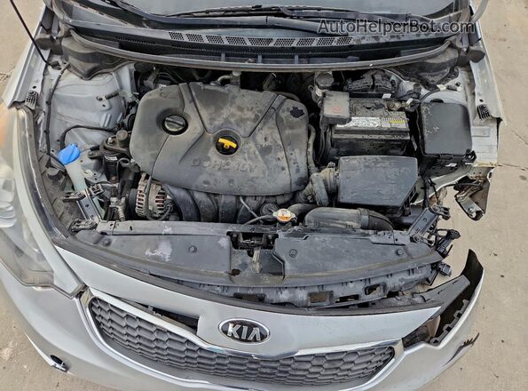 KNAFK4A65G5466869 2016 KIA FORTE Silver 