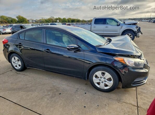 KNAFX4A69G5499701 2016 KIA FORTE Черный Передняя правая четверть
