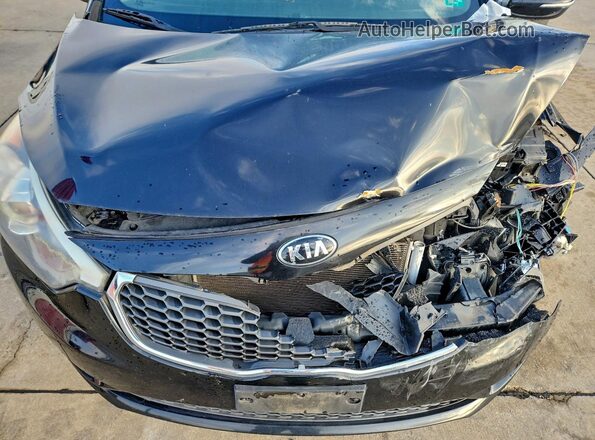 KNAFX4A69G5499701 2016 KIA FORTE Черный Вид задней части салона