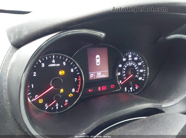 KNAFX4A89G5455182 2016 KIA FORTE Blue უკანა სავარძლების ხედი