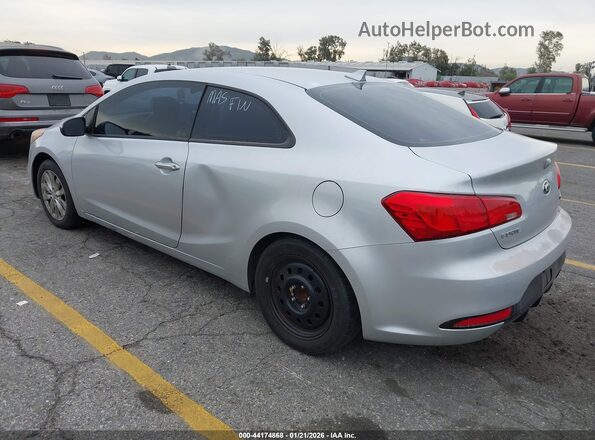 KNAFX6A81G5597697 2016 KIA FORTE KOUP Серебряный Задняя левая четверть