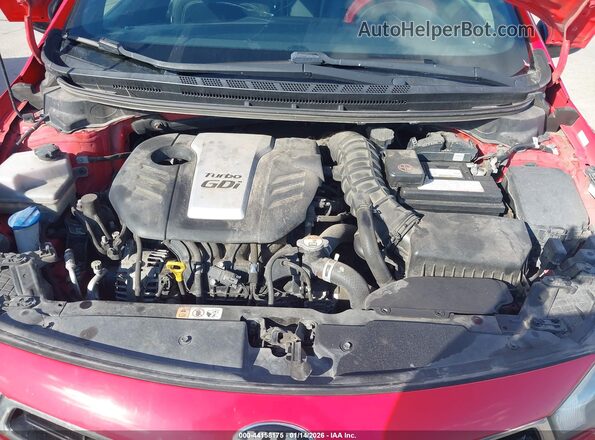 KNAFZ6A33G5644386 2016 KIA FORTE KOUP Красный Вид сзади