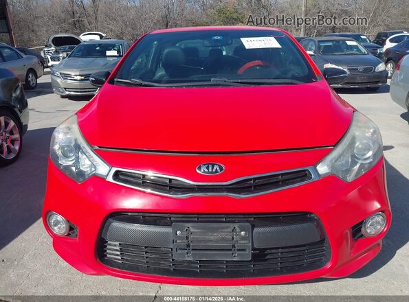 KNAFZ6A33G5644386 2016 KIA FORTE KOUP Красный Вид спереди