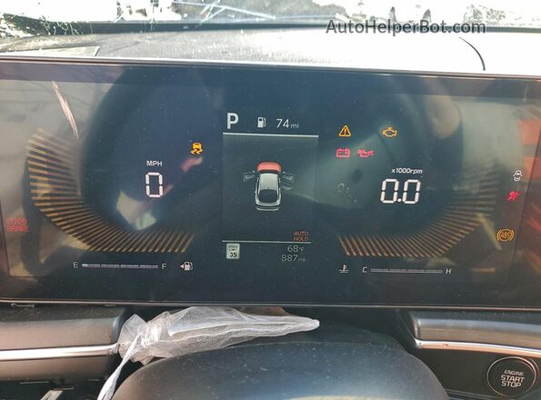 KNAG64J7XT5419283 2026 KIA K5 Silver Вид щитка приладів