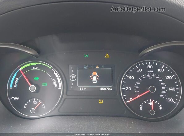 KNAGT4LC2H5007708 2017 KIA OPTIMA HYBRID White Հետևի նստատեղերի տեսք