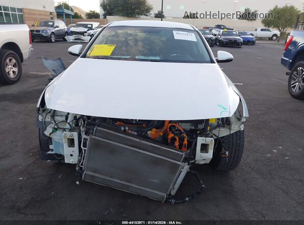 KNAGT4LC7H5006750 2017 KIA OPTIMA HYBRID Белый Вид задней части салона