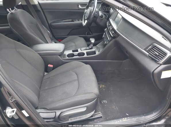 KNAGT4LE2J5020238 2018 KIA OPTIMA HYBRID Black წინა სალონის ხედი