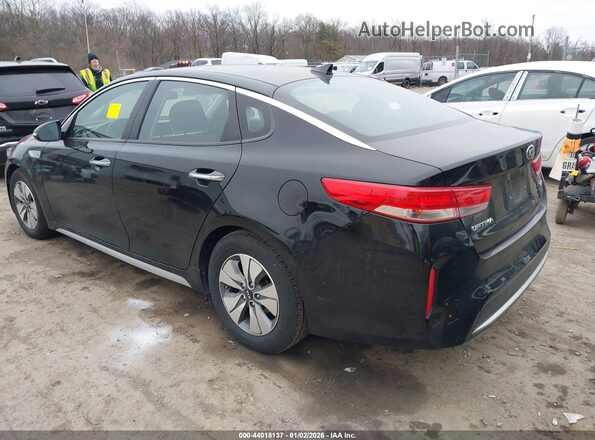 KNAGT4LE2J5020238 2018 KIA OPTIMA HYBRID Black უკანა მარცხენა