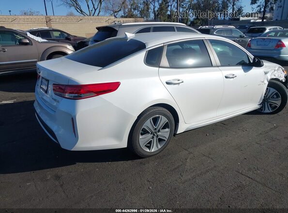 KNAGU4LE0H5018124 2017 KIA OPTIMA HYBRID White უკანა მარჯვენა