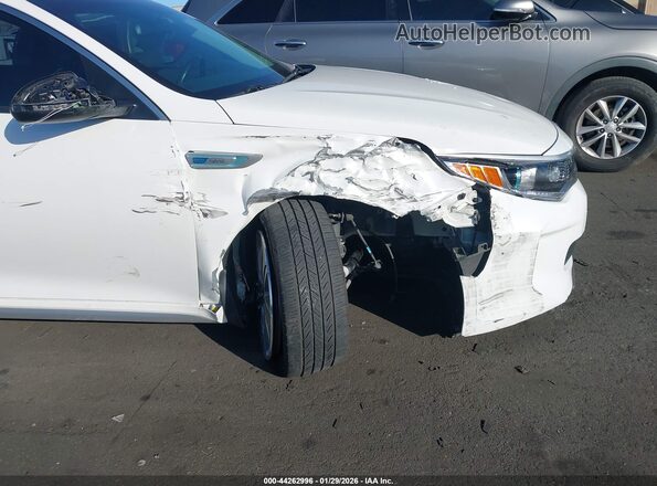 KNAGU4LE0H5018124 2017 KIA OPTIMA HYBRID White წინა ხედი