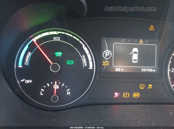 KNAGU4LE0H5018124 2017 KIA OPTIMA HYBRID White ხელსაწყოთა პანელის ხედი