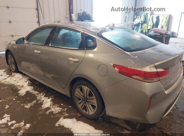 KNAGU4LE5H5012139 2017 KIA OPTIMA HYBRID Gray Tył lewy
