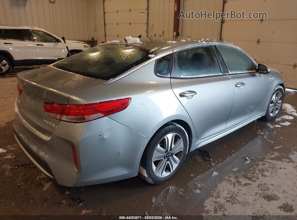 KNAGU4LE5H5012139 2017 KIA OPTIMA HYBRID Gray Tył prawy