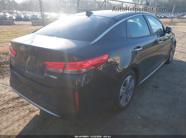 KNAGU4LE6H5010013 2017 KIA OPTIMA HYBRID Black უკანა მარჯვენა