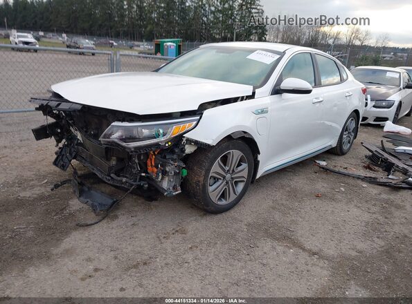KNAGV4LD0H5007192 2017 KIA OPTIMA PLUG-IN HYBRID White Передня ліва чверть