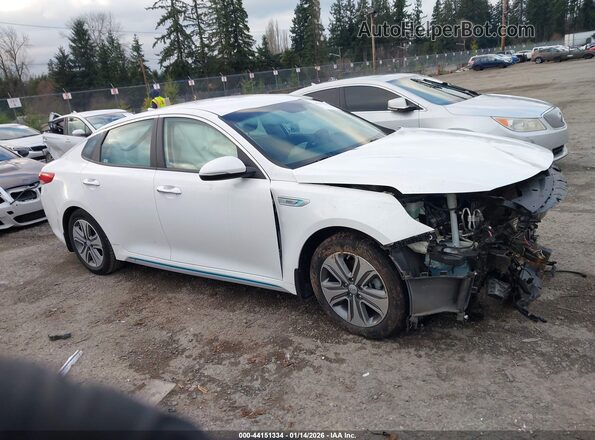 KNAGV4LD0H5007192 2017 KIA OPTIMA PLUG-IN HYBRID White Панорамний вид салону 360°