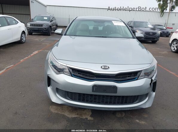 KNAGV4LD0H5007807 2017 KIA OPTIMA PLUG-IN HYBRID Gray Вид щитка приладів