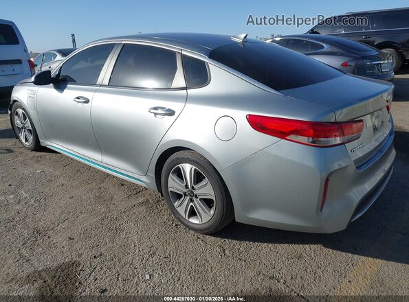 KNAGV4LD0J5022877 2018 KIA OPTIMA PLUG-IN HYBRID Silver Задня ліва чверть