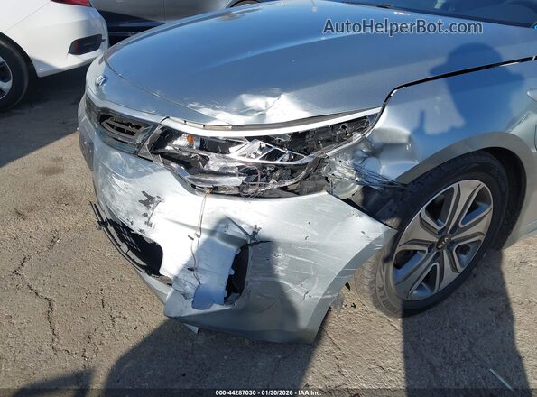 KNAGV4LD0J5022877 2018 KIA OPTIMA PLUG-IN HYBRID Silver Вид спереду