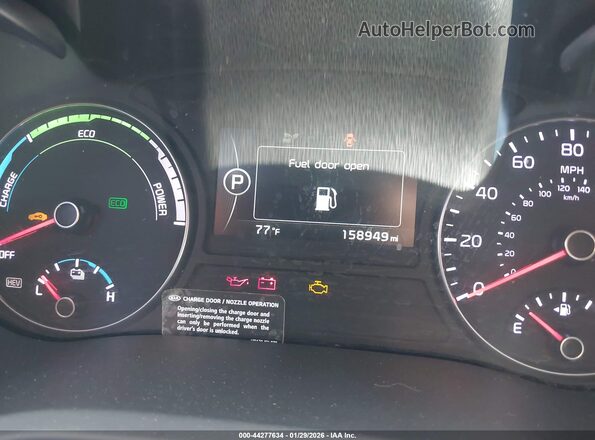 KNAGV4LD9J5023610 2018 KIA OPTIMA PLUG-IN HYBRID Black Vista de los asientos traseros