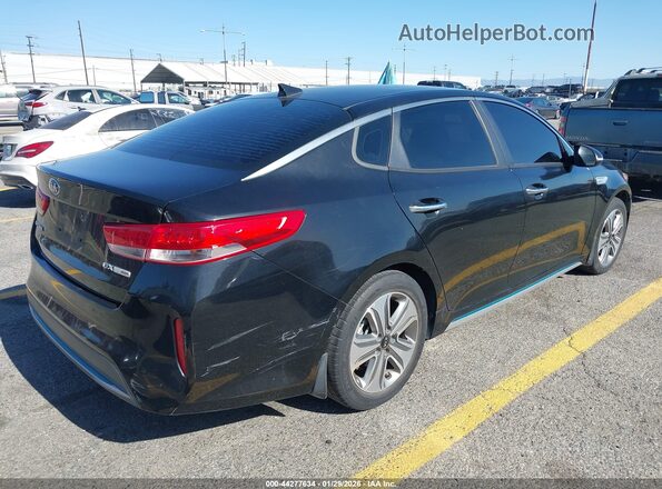 KNAGV4LD9J5023610 2018 KIA OPTIMA PLUG-IN HYBRID Black Trasero derecho