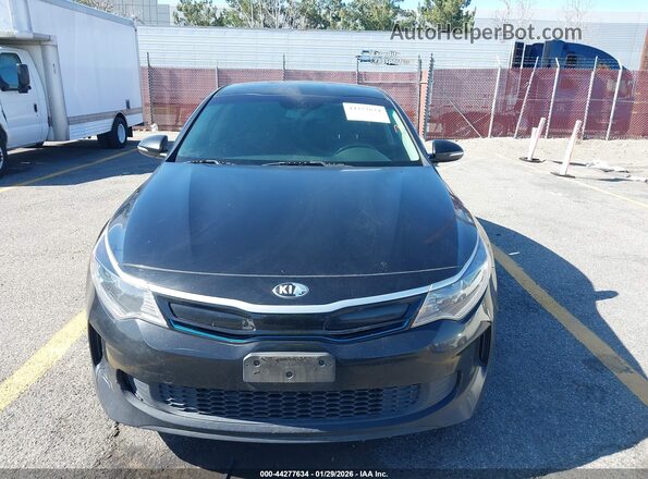 KNAGV4LD9J5023610 2018 KIA OPTIMA PLUG-IN HYBRID Black Vista del cuadro de instrumentos