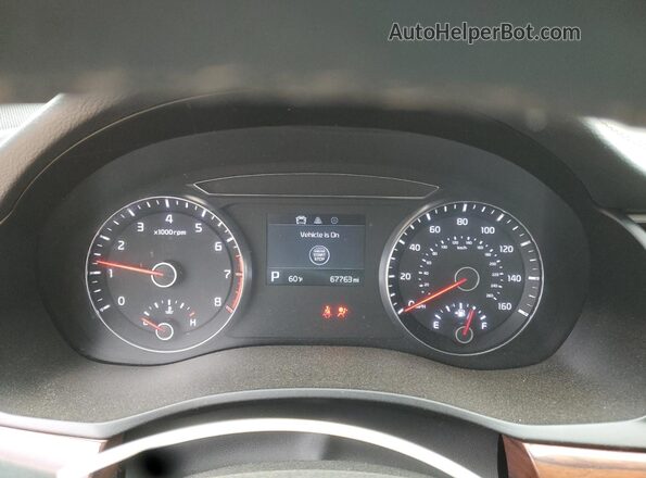KNALB4J10K5150859 2019 KIA CADENZA Белый Вид щитка приборов
