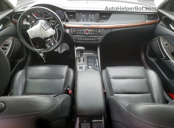 KNALB4J10K5150859 2019 KIA CADENZA Белый Вид панели приборов