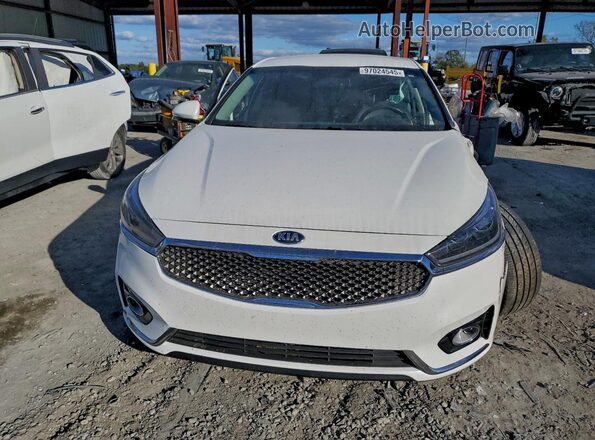 KNALB4J19K5153498 2019 KIA CADENZA White Widok z przodu
