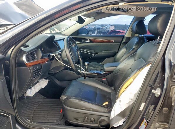 KNALC4J10H5092015 2017 KIA CADENZA Черный Вид салона спереди