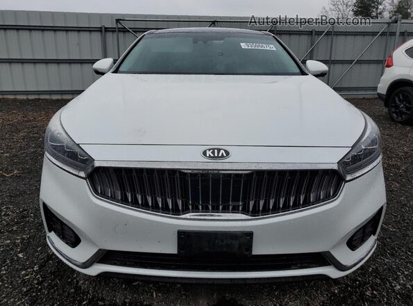 KNALC4J10K5166735 2019 KIA CADENZA Белый Вид спереди