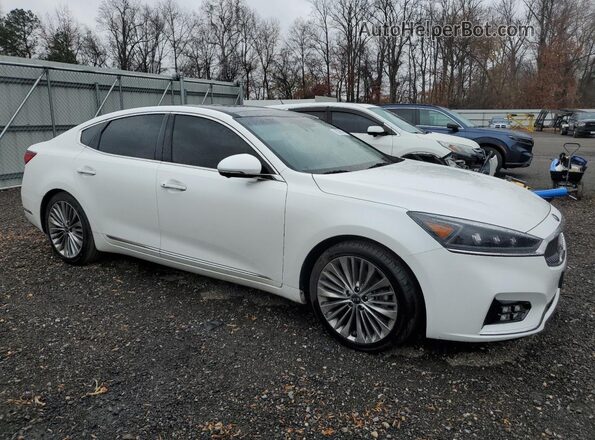 KNALC4J10K5166735 2019 KIA CADENZA Белый Передняя правая четверть