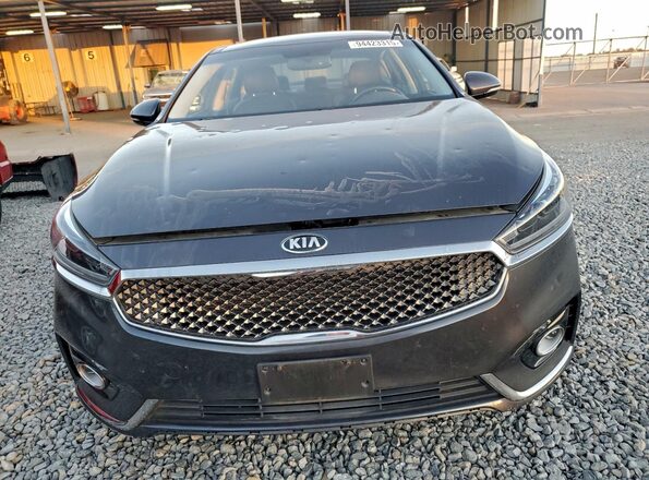 KNALC4J12J5103635 2018 KIA CADENZA Черный Вид спереди
