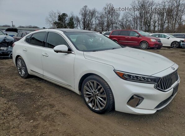 KNALC4J14L5237758 2020 KIA CADENZA White Передня права чверть