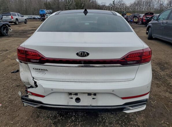 KNALC4J14L5237758 2020 KIA CADENZA White Вид ззаду