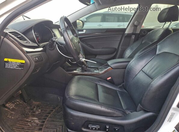 KNALN4D76G5207841 2016 KIA CADENZA White Front interior view