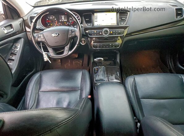 KNALN4D76G5207841 2016 KIA CADENZA White Dashboard view