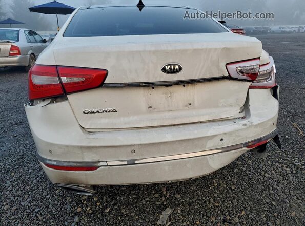 KNALN4D76G5207841 2016 KIA CADENZA White Rear view