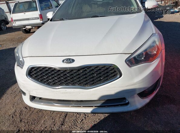 KNALN4D7XG5221483 2016 KIA CADENZA White Դիմացի տեսք