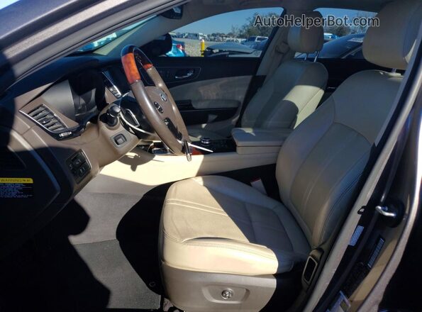 KNALU4D33G6032149 2016 KIA K900 Коричневый Вид салона спереди