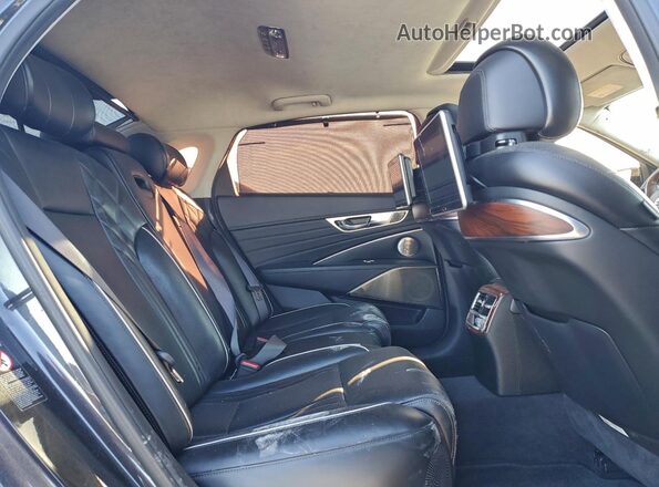 KNAS34J62K6009922 2019 KIA K900 Charcoal უკანა სავარძლების ხედი