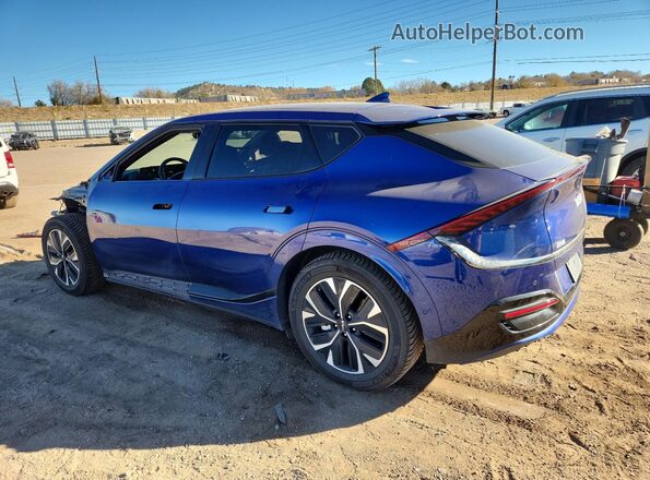 KNDC44LA1N5026565 2022 KIA EV6 Blue Задня ліва чверть