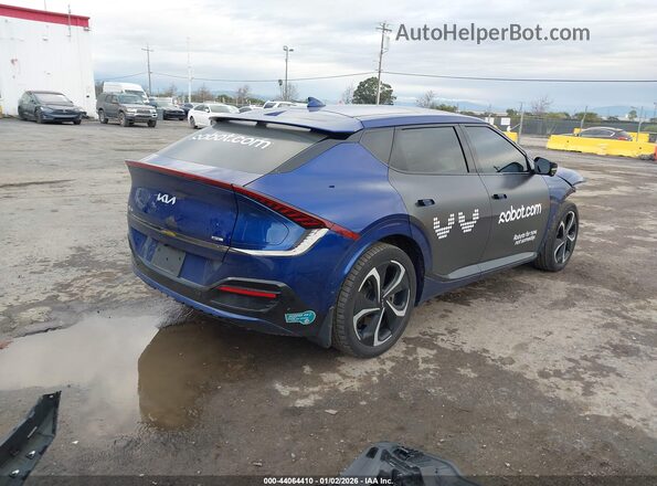 KNDC4DLC4N5031941 2022 KIA EV6 Синий Задняя правая четверть
